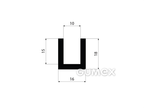 GUMMIPROFILE U-FORM - EPDM